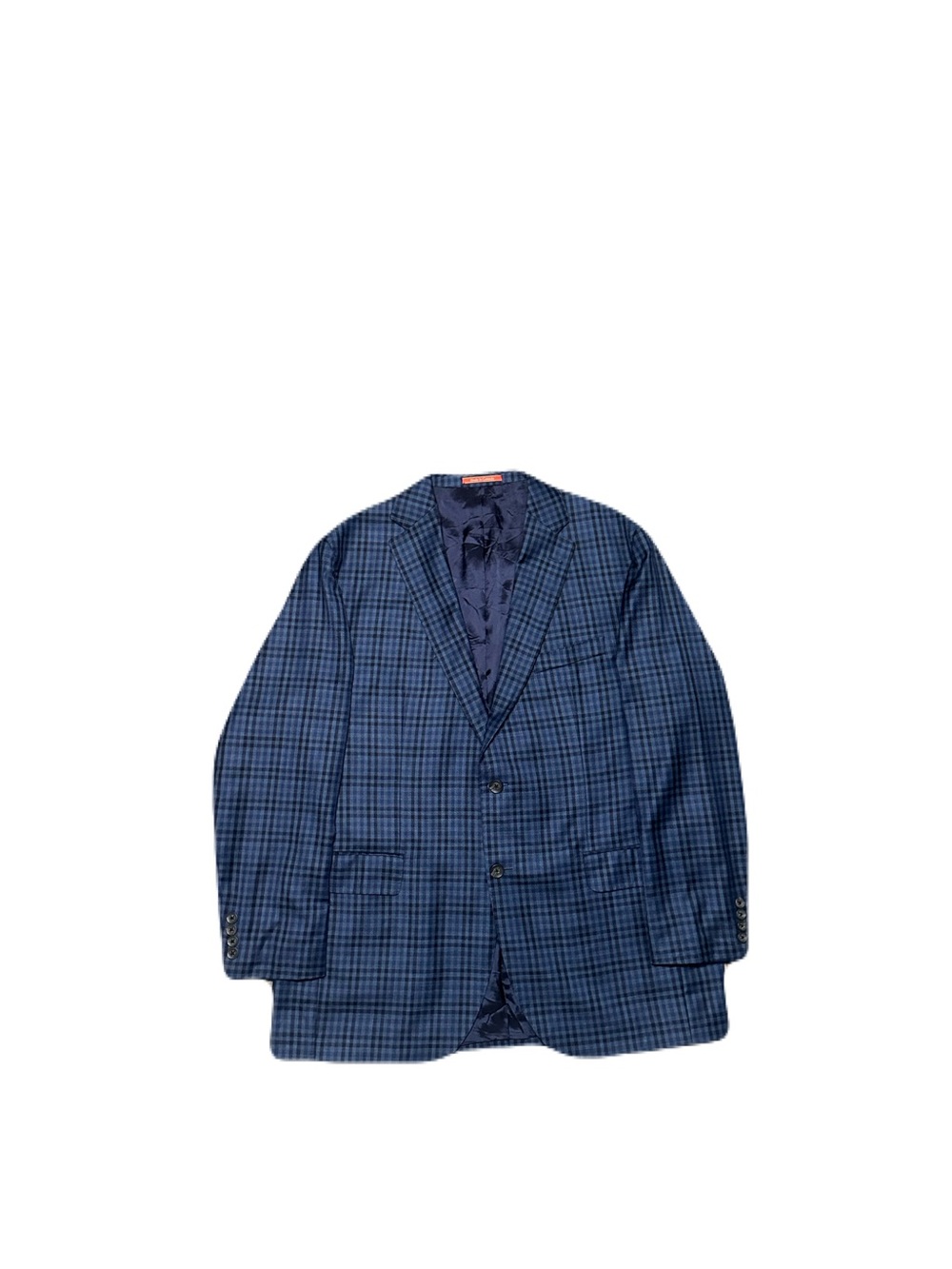 Cremieux Loro Piana Wool Sport Coat Jacket Blazer Mens 44R Blue Plaid Canada